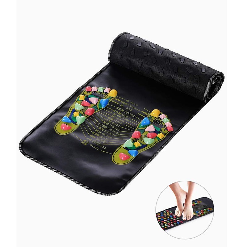 EZONEDEAL Foot Reflexology Mat Massage Walk Stone - Foot Massage