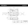 RIDEX 402B0647 Brake Pads Set Rear Brake Blocks