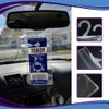 QZTYTY 4PCS Handicap Placard Holder, Disabled Parking Permit Holder, 11.6"