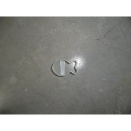 AJT WHITE GOLDFISH GOLD FISH 1.5 INCH OUTLINE COOKIE CUTTER MADE IN USA PR4973