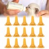 Cocoarm 15Pcs Kitten Nipples for Nursing, Silicone Nipple Newborn Kitten