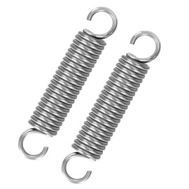 GUNGY Tension Springs with Hooks Stainless Steel Tension Spring Tension Spring 80 mm Outer Diameter 16 mm Wire Diameter 2.5 mm Maximum Tensile Force 19 kg 2.5 x 16 x 80 mm