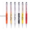 6 Pcs Stylus Pen Crystal Capacitive Ballpoint Pen Diamond Retractable