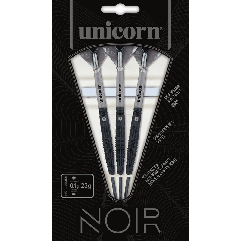 Unicorn Steel Tip Darts Set | Noir Style 2 |