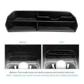 CDEFG 2023-2026 CX-50 Center Console Organizer for 2023 2024 2025 2026 Mazda CX-50 Central Console Tray Storage Box Secondary Tray Coin Container 2023-2026 CX50 Accessories (for Central Console)