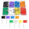 Pinsheng Pack of 160 Marking Flags, Colourful Map Flag Pins