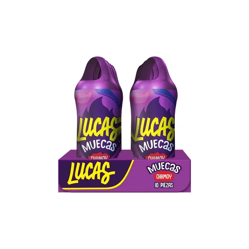 Lucas Muecas Paleta con Chile en Polvo sabor Chamoy 10