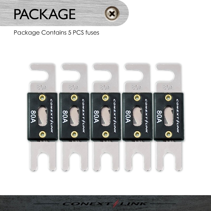 Conext Link ANL80-5 80 A Amp ANL Blade Fuse Nickel