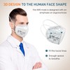 N95 Mask NIOSH Approved 60-Pack, Particulate Respirator N95 Face Masks