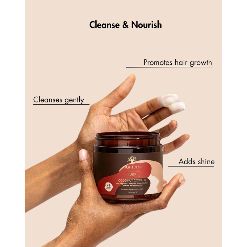 As I Am Coconut Cowash Cleansing Conditioner, 16 Ounce