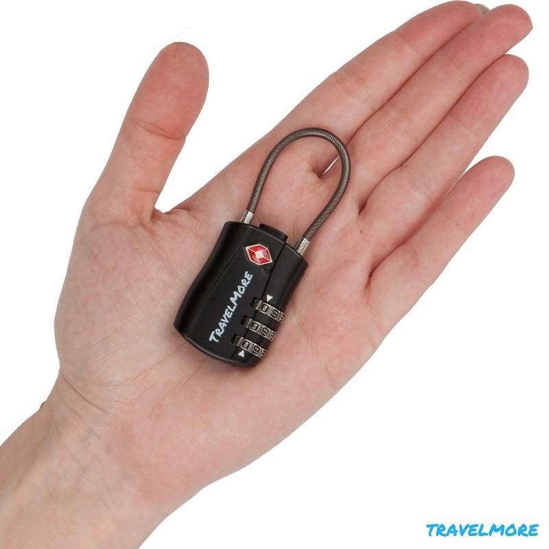 8 Pack TSA Approved Travel Combination Cable Luggage Locks for