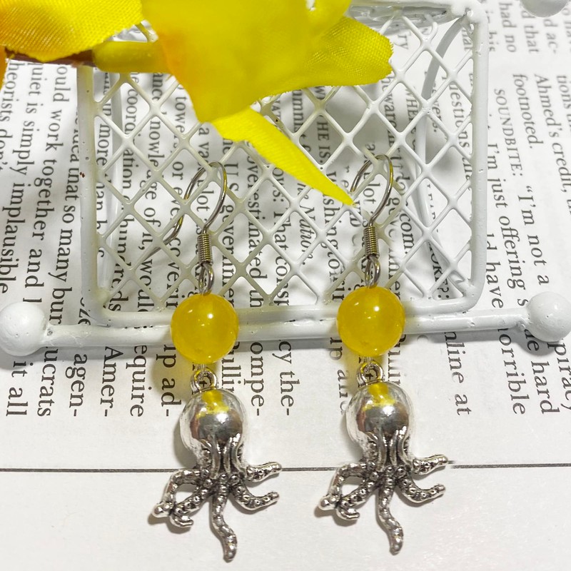 Animal Charms for Jewelry Making (octopus)