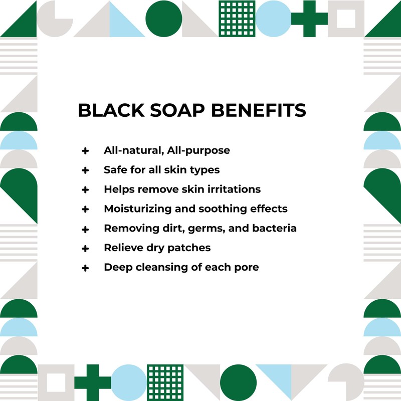 AKWAABA African Black Soap (4oz) (Peppermint)