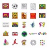 Keith Haring Arte 50 Calcomanias Stickers Pvc Contra Agua