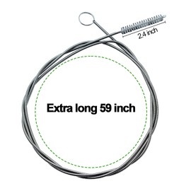 3 Piece Flexible Cleaning Brush Set, Fridge Cleaning Brush, Pipe Cleaning Brush, Hose Brush, Pipe Brush, Long Flexible Nylon Cleaning Brush for Unblocking Drain Holes