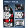 Nilight Taillight Assembly Compatible with Toyota Tacoma 2005 2006 2007