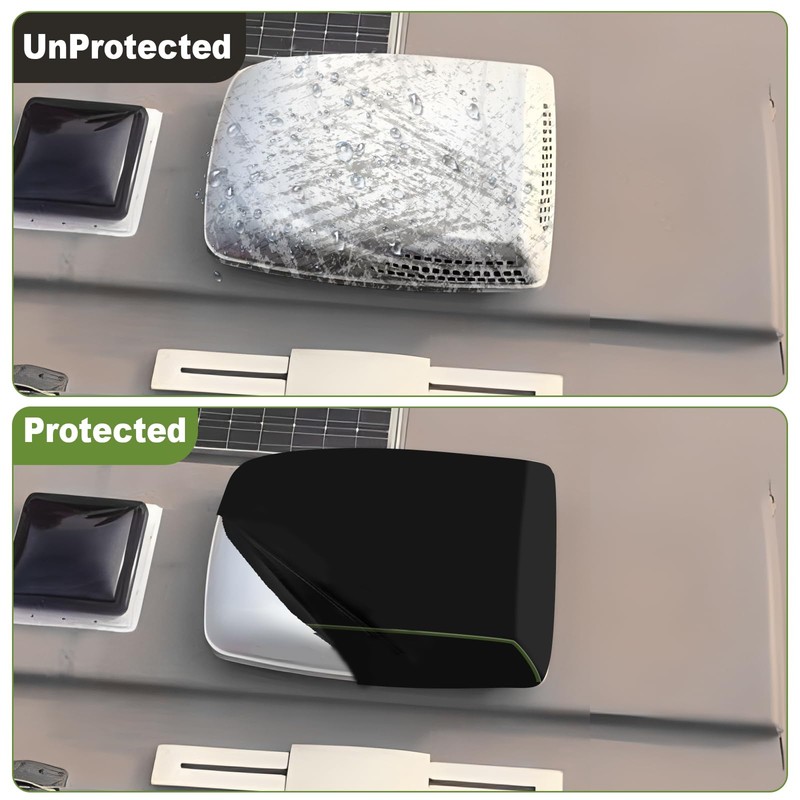 RV Air Conditioner Cover 600D Waterproof Outdoor RV Travel Trailer