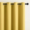 CUCRAF Lemon Sun Blocking Curtains 52X63 Pack Of 2 Thermal