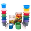 Mason Jar Lifestyle Divider Cup For Salads, Dips, and Snacks.