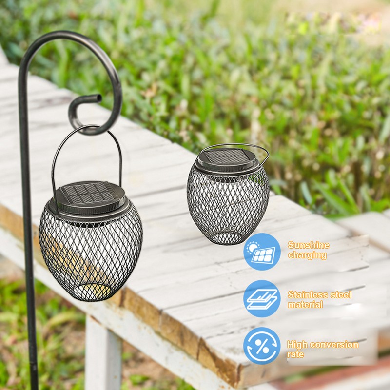 Solar Lantern Outdoor Solar-powered Pendant Light Garden Courtyard Landscape Light