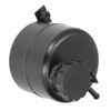 Radiator Coolant Expansion Tank 2.5L Capacity Aluminum Alloy Black Reservoir