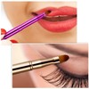 Retractable Dual End Lip Brush Concealer Brush with Cap, Lipstick