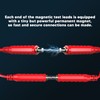 6PCS Magnetic Test Leads Silicone Soft Flexible Jumper Test Wires
