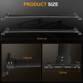 FINDAUTO Cargo Rack Fit for Toyota for 4RUNNER 2010-2014 2016-2019 132LBS Side Rails Crossbars OE Style Top Rail Roof Rack Aero Aluminum Cross Bar Luggage Rack Rail