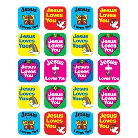 Teacher Created Resources Jesus Loves You Stickers