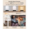 HYPERBLAZE Battery Operated Light Bulb with Remote, 72-LED Wide Bright