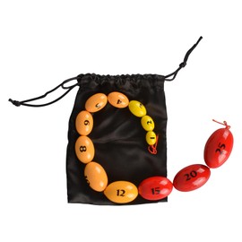 Prader Wooden Orchidometer, Prader Balls, Endocrine Rosary for Measuring Scrotum Scale in Clinic/Hospital, Best Gift for Endocrinologist and Paediatrician-B