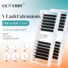 GEMERRY YY-Shaped Volume Eyelashes, Pre-Fanned 2D, 4D Eyelashes, Y Lashes,