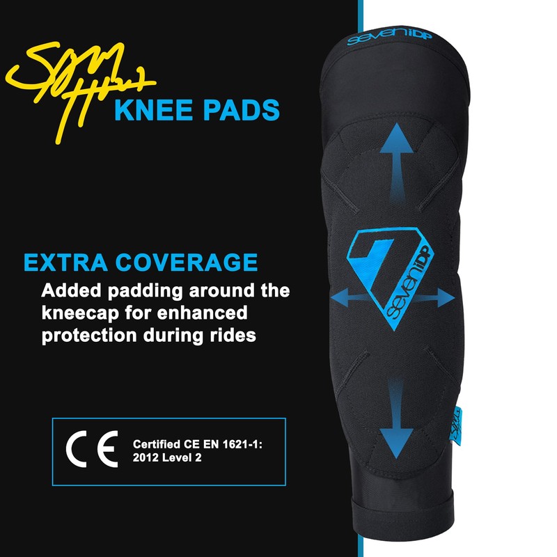 Seven Sam Hill Knieschützer, schwarz-blau, S