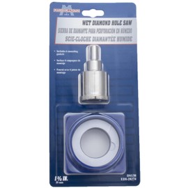 MARSHALLTOWN Wet Diamond Hole Saw, Set, with Mounting Gaskets, DS138