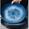 Royal Norfolk Blue Burst Dinner Plate 7” Set Of 4