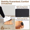StrongTek Ergonomic Rocking Foot Rest for Under Desk, Adjustable Foot