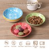 Ceramic Cat Food Bowl Set - Wide Shallow Cat Bowl