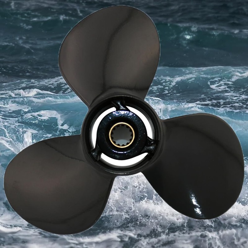 AQUAMAN Boat Outboard Propeller 10 1/2x13 for Mercury Engine 25/30/35/40/45/50/55/60/70HP,13