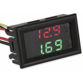 Joy-IT com-vam10010 VAM10010 Digital Installation Meter Voltage / Current Meter 0 to 99 V / 0 to 9.99 A