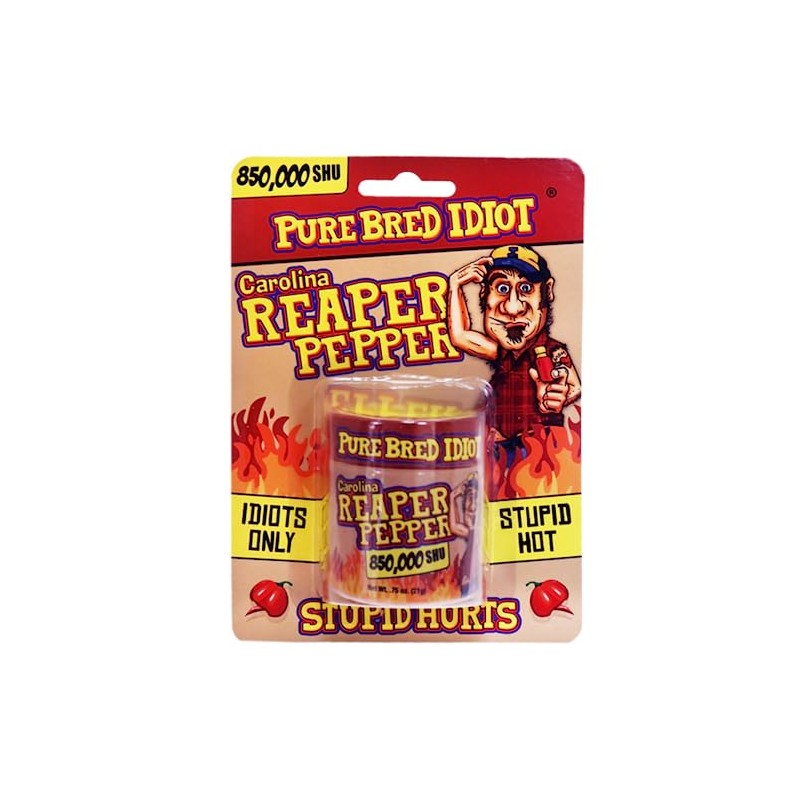 Pure Bred Idiot Pure Ground Carolina Reaper Powder - Ultimate