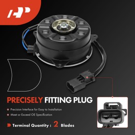 A-Premium Radiator Fan Motor Compatible with Honda CR-V CRV 2017-2019 1.5L 2.4L, CR-V CRV 2020-2022 1.5L