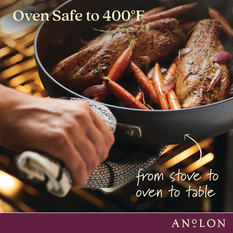 Anolon Advanced Hard Anodized Nonstick Divided Grill / Griddle Pan