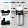 VIHOSE 10" x 4.5" Whole House Water Filter Housing Universal