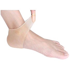 Beautyko USA Multi-Sport Bruise Preventing Cushioned Heel Gel Pad for Ladies, Nude