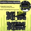 Self Closing Gate Hinges for Wood/Vinyl/PVC/Metal Fence Gate 90 Degree