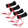 SUPVOX 4pcs Ski Glove Wrist Strap Elastic Leash for Boys