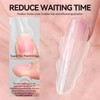 ESUOHYM 180 Pcs Sandwich Nail Forms Reusable Quick Nails Extension