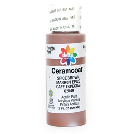Delta Creative Ceramcoat Acrylic Paint in Assorted Colors (2 Ounce), Spice Brown