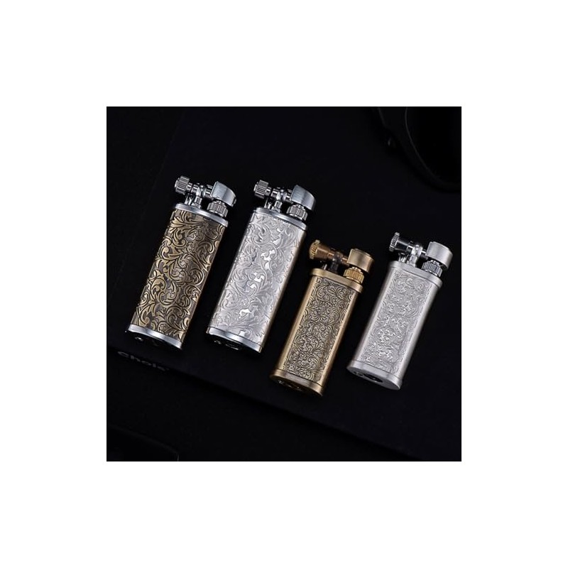 Mini Kerosene Lighter Creative Retro Old-Fashioned Grinding Wheel Lighter Men's
