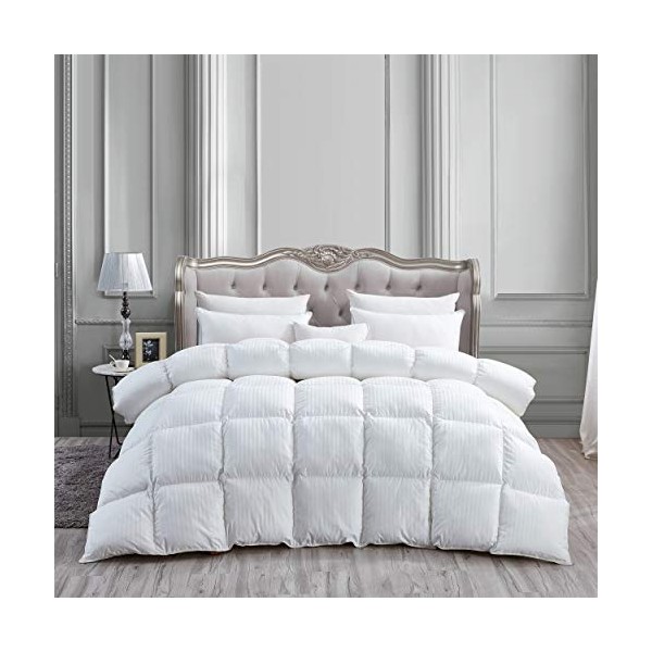 LUXURIOUS Heavy King / California King Siberian Goose Down Comforter